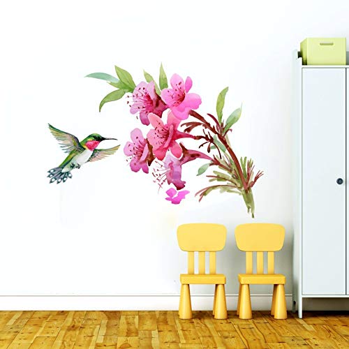 DivineDesigns Divine Designs™ PVC Vinyl Self-Adhesive Floral Bird Wall Sticker for Living Room, Bedroom, Office Wall Decoration (25 X 18 INCH) Pack 1 - Image 2