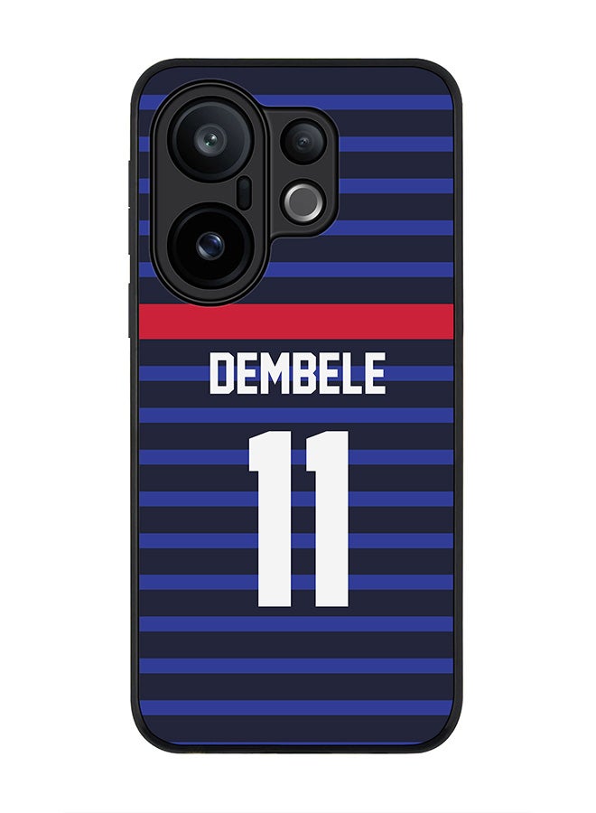 Stylizedd For vivo X200 FE / S30 Pro mini Case,Slim fit Camera Protection, Shockproof Thin Phone cover  - Football - France,  Dembele