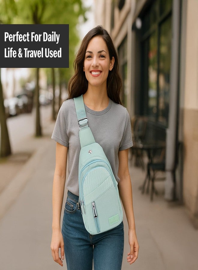 RarePicks CrossBody Sling Backpack for Men & women | Adjustable Strap Sling Bag,Water Resistant Crescent Crossbody Travel Purse, Unisex Chest Bag, Stylish Fanny, Side bag (Blue) - Image 5