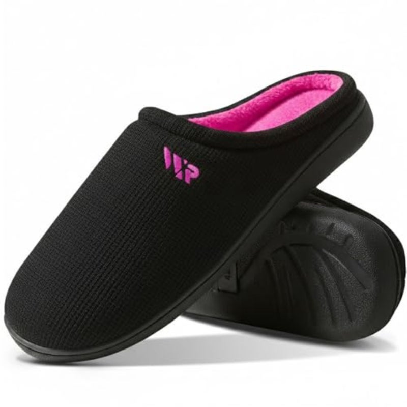 Mens Memory Foam Slippers Slip On Warm Shoes House Shoes Indoor Outdoor - Image 1