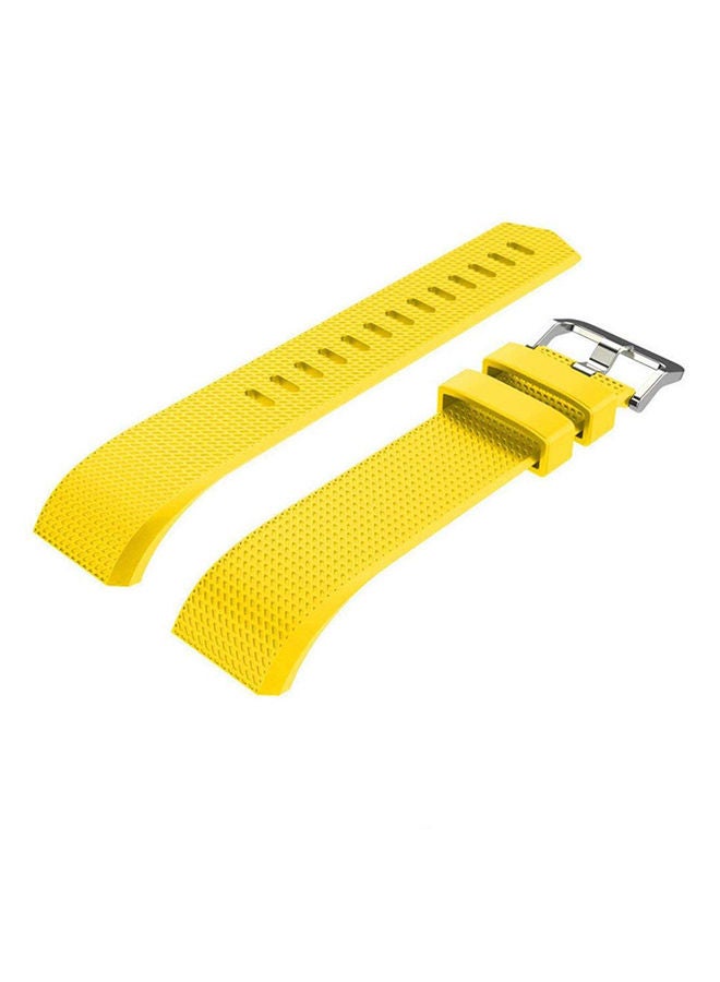 NIBEMINENT Replacement Wrist Band For Fitbit Charge 2 Yellow - Image 3