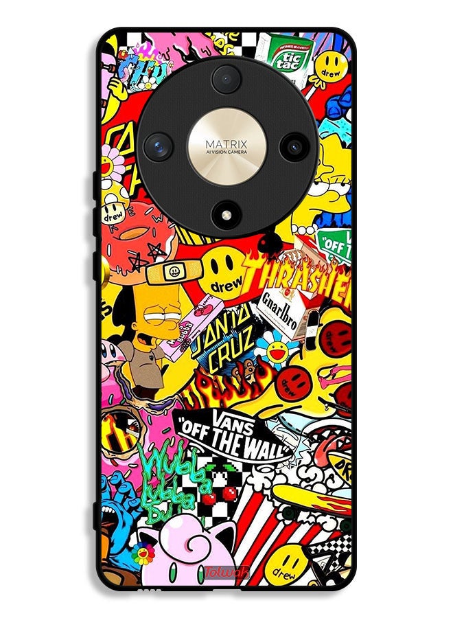 Tolwak Honor X9b Protective Case Cover Off White Sticker - Image 1