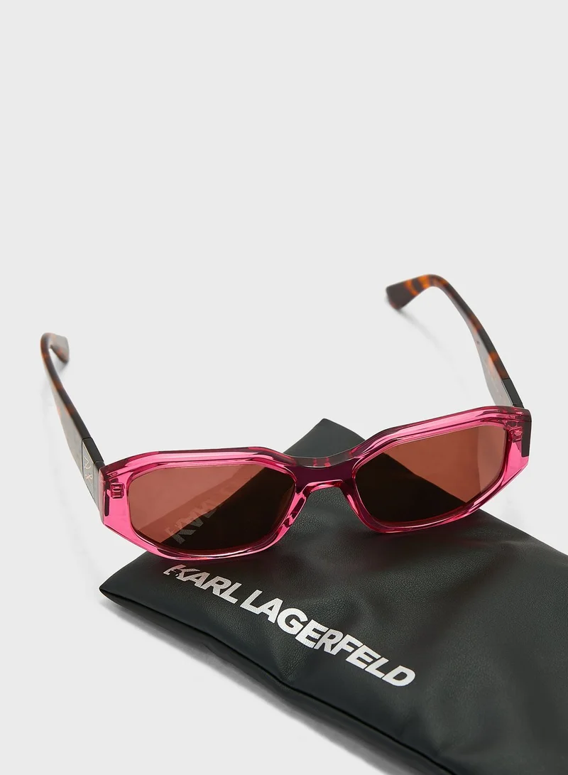 Karl Lagerfeld Rectangle Shape Sunglasses