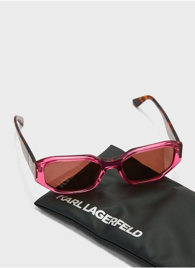 Karl Lagerfeld Rectangle Shape Sunglasses  - Image 4