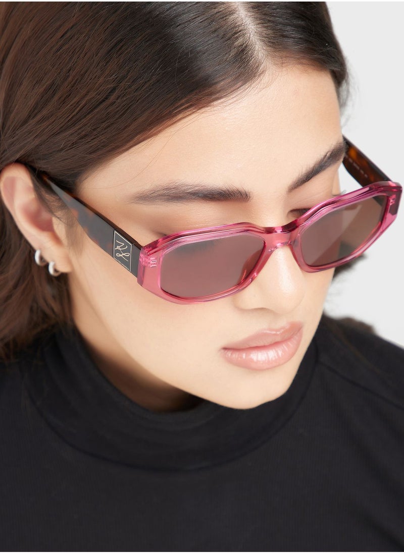 Karl Lagerfeld Rectangle Shape Sunglasses  - Image 5