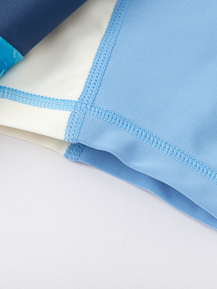 بالابالا بدلة سباحة للبأكمام قصيرة مع قبعة مطابقة للأولاد - Image 5