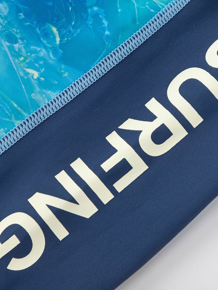 بالابالا بدلة سباحة للبأكمام قصيرة مع قبعة مطابقة للأولاد - Image 4