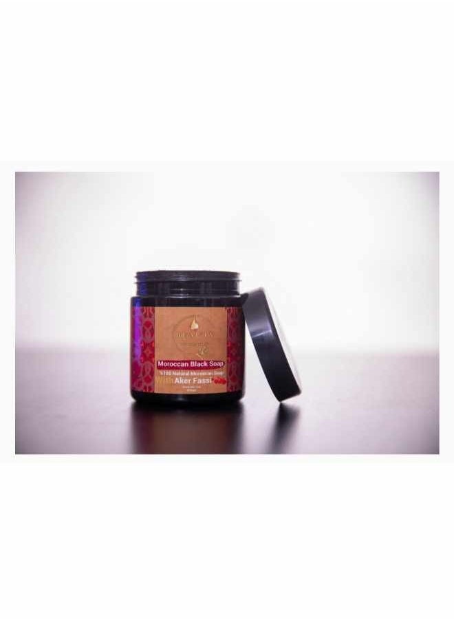 Beauty Lab Moroccan Black Soap with Aker Fassi 250g | 100% natural  - Image 3