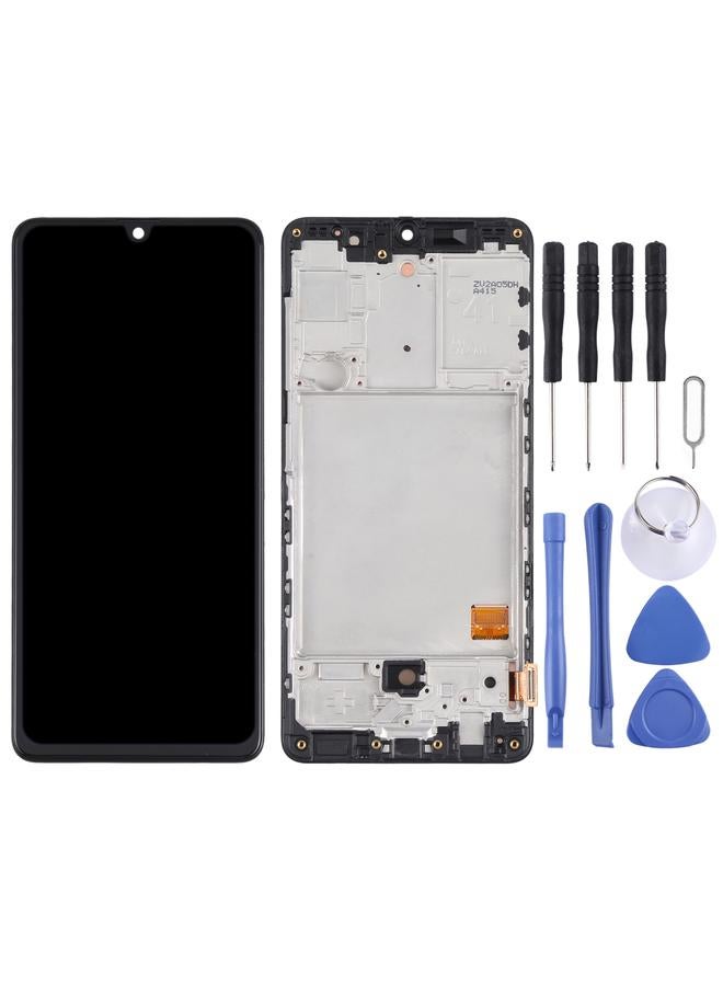 erorex Replacement Original Super AMOLED LCD Screen for Samsung Galaxy A41 SM-A415 Digitizer Full Assembly with Frame Black - Image 2