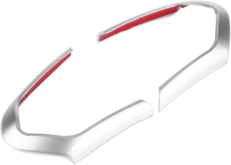 F30 Accessories F32 Accessories F32 Steering Wheel Frame Trim F30 F30 Steering Wheel Trim Real Carbon Fiber Car Frame for F32 2018 Sport M (Chrome plating) - Image 5