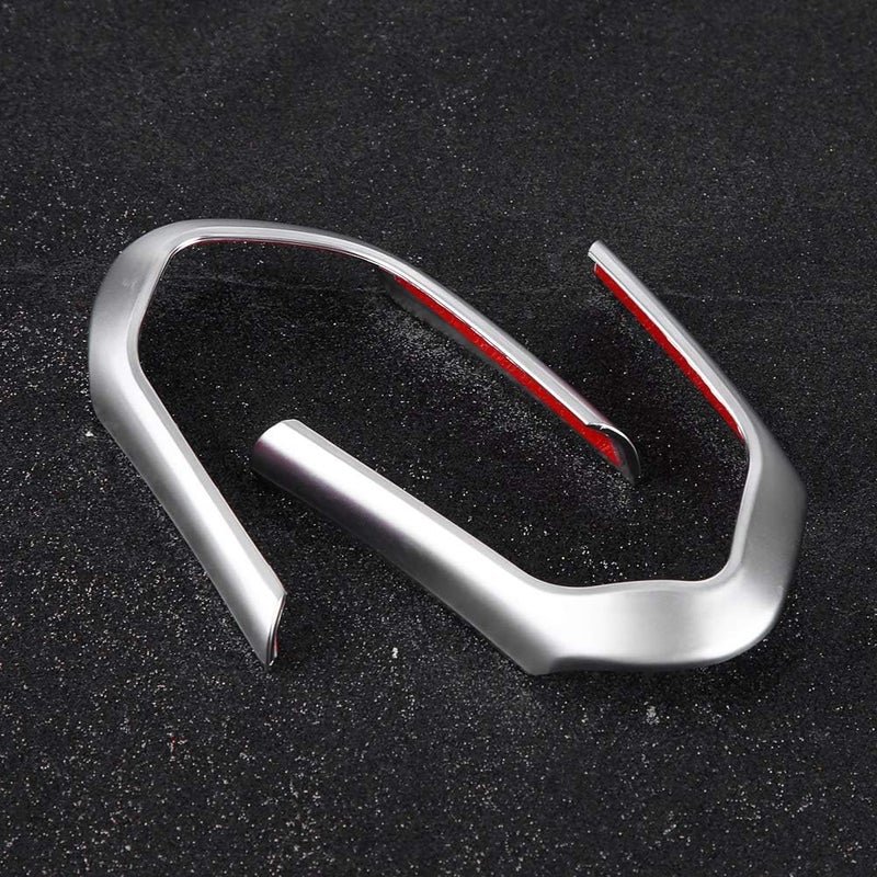 F30 Accessories F32 Accessories F32 Steering Wheel Frame Trim F30 F30 Steering Wheel Trim Real Carbon Fiber Car Frame for F32 2018 Sport M (Chrome plating) - Image 4