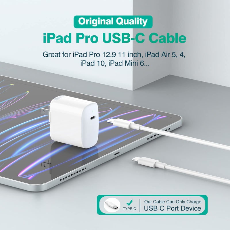 IFEART 3.3 FT/1M USB C to USB C Cable for iPhone 17/16/15 Pro Max Plus, MacBook Air/Pro Charger, iPad Pro 13/12.9/11 inch, Air 5/4, Mini 6, Pixel - Image 5