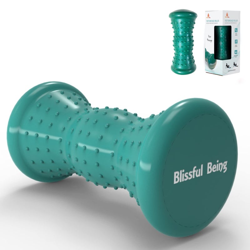 Blissful Being Hot Cold Foot Roller for Plantar Fasciitis Neuropathy Foot Massage Roller for Deep Tissue Acupressure Recovery