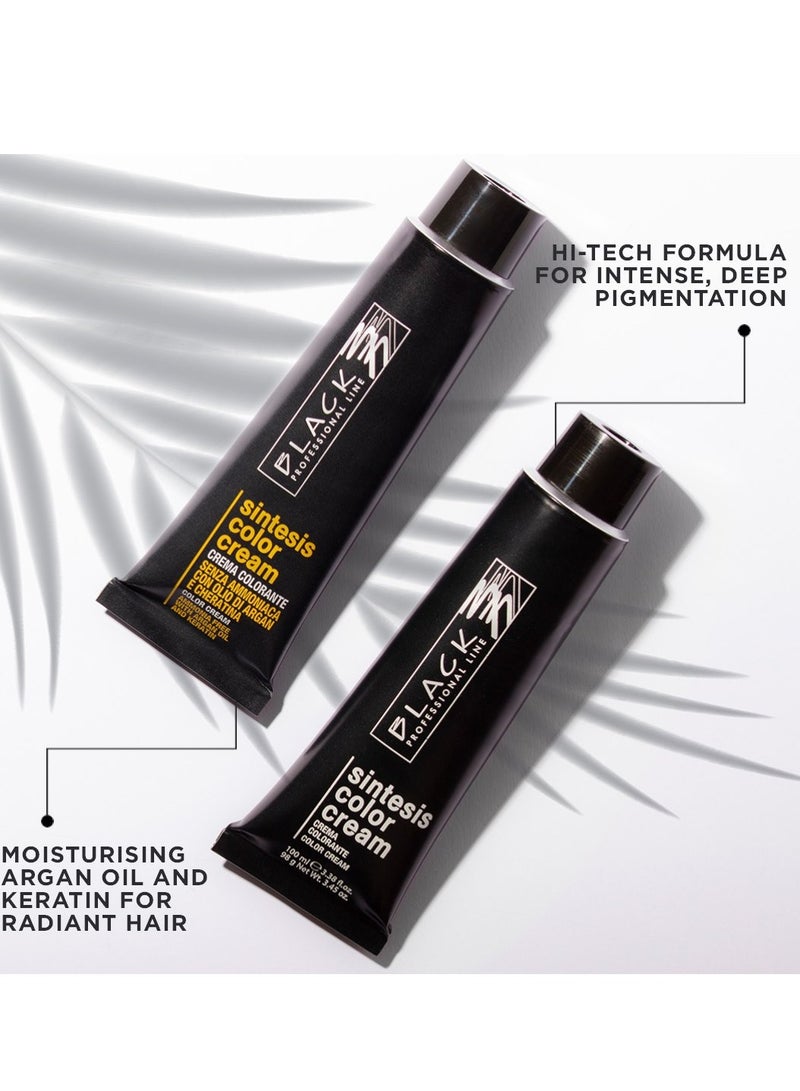 بلاك بروفيشينال لاين كريم تلوين الشعر بلاك سينتيسيس 8.4 أشقر فاتح نحاسي – لون دائم مع صبغة عالية التركيز – 100 مل - Image 5