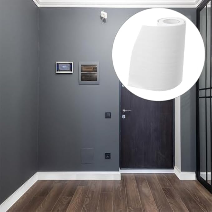 PEEL AND STICK BASEBOARD TRIM FLEXIBLE SKIRTING BOARD SELF ADHESIVE WALL MOLDING STICKER 196.85 INCH LENGTH FOR BEDROOM LIVING ROOM HALLWAY DECORATION - Image 3