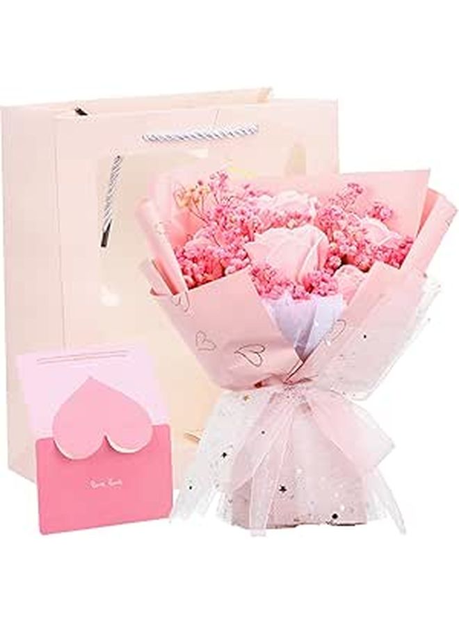 Dried Flower Bouquet Natural Home Decor Birthday Gift for Girlfriend - Image 1