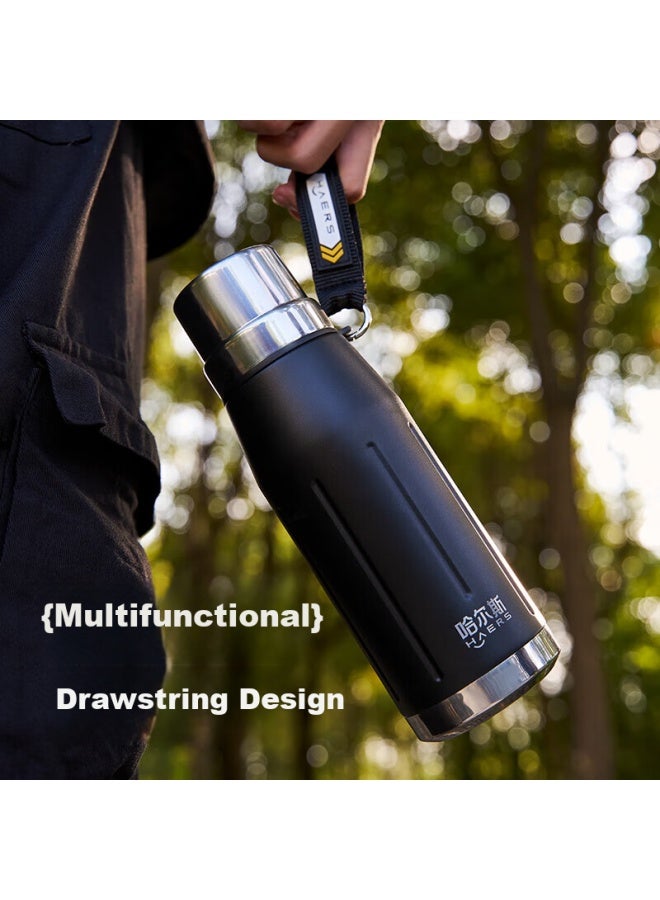Haers Insulated Mug, Journey Bullet Head, Outdoor Large Capacity Car Cup, Hgy-650 Night Sky Black, Customizable - Image 3