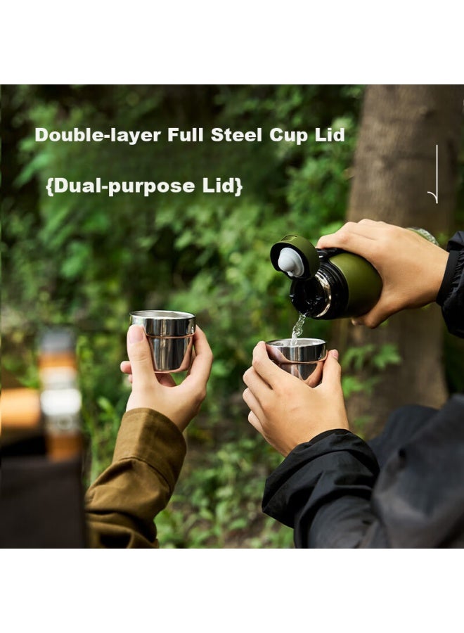 Haers Insulated Mug, Journey Bullet Head, Outdoor Large Capacity Car Cup, Hgy-650 Night Sky Black, Customizable - Image 1