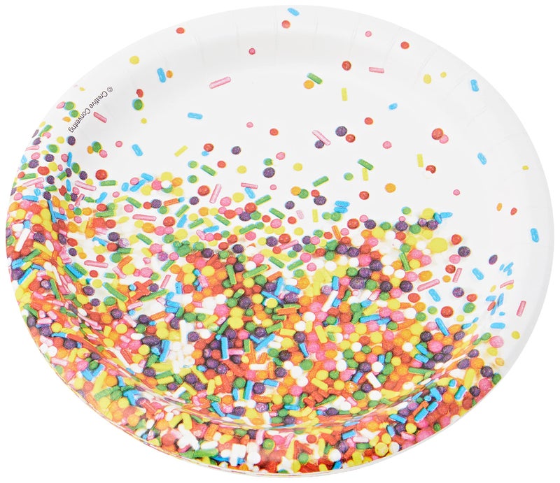 Creative Converting 324662 Luncheon Plate, 7", Multicolor - Image 1