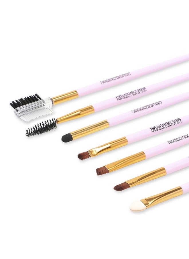 KIRA - 7Pcs Makeup Brush Set Uses For, Eye Shadow, Eyeliner Brush, Foundation Brush, Brow Brush, Nose Shadow Brush, Eyelash Comb, Eyelash Brush And Beauty Tool (Assorted) (685) - Image 1
