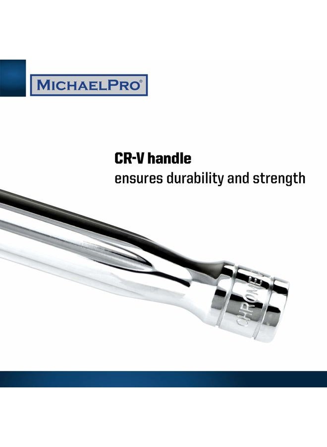 MichaelPro MP007001 3/8 Inch Drive Flex Handle/Breaker Bar for Extra Torque - Image 4