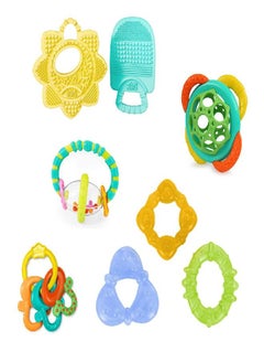 Bright Starts Bright Starts Teeth Relief 8pc Gift Set - BPA-Free Baby Teethers, Refrigerated Teething Toys, Unisex, 3 Months+  - Image 5