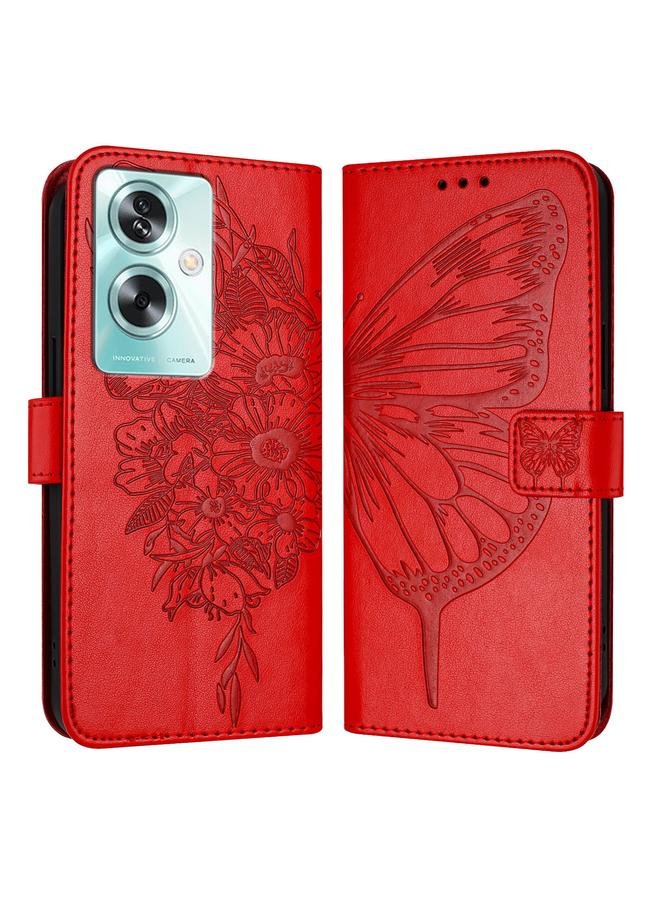 S-TOP Case For OPPO A79 5G Global Embossed Butterfly Leather Phone Case - Image 1