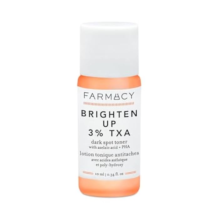 Farmacy 3% TXA Toner for Face - Brightening Face Toner for Oily Skin - Liquid Exfoliant with Azelaic Acid + 5% PHA to Target Visible Dullness + Help Reduce Uneven Skin Tone (10ml) - Image 1
