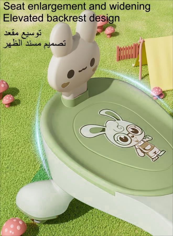 سيارة ركوب للأطفال، سيارة أرجوحة للأطفال، سيارات أطفال للأولاد والبنات، ألعاب ركوب للأطفال الصغار، لعبة تويستر بعجلات صامتة، إضاءة، موسيقى ومسند ظهر - Image 5