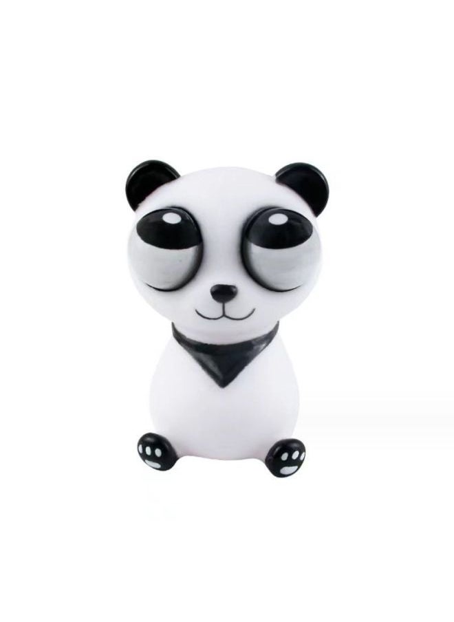 Decompression Funny Artifact For Students To Vent Kitten Funny Decompression Toy Design Creative Staring Pop-Eyed Panda Will Turn-Color:Unzip Panda + Explosive Eye Dragon (2 In Total)-Specifications:2