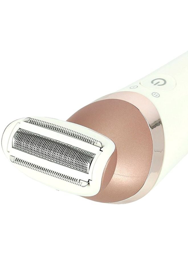Olsenmark 5-In-1 Rechargeable Lady Epilator Set, Lady shaver White/Gold - Image 5