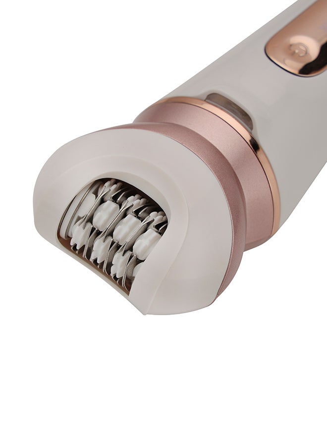 Olsenmark 5-In-1 Rechargeable Lady Epilator Set, Lady shaver White/Gold - Image 4