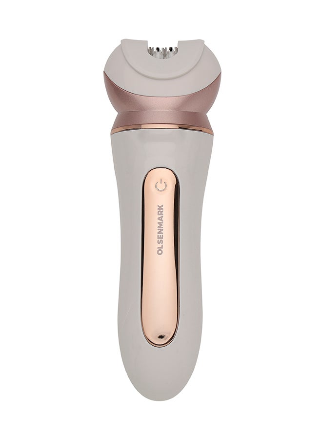 Olsenmark 5-In-1 Rechargeable Lady Epilator Set, Lady shaver White/Gold - Image 2