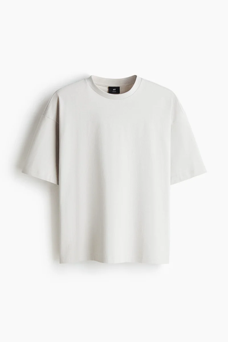 H&M  Oversized Fit Cotton T-shirt for Men | Best Price UAE
