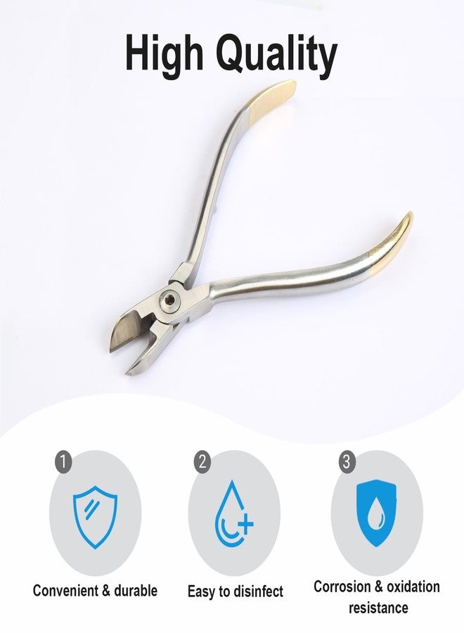 Kouyot Dental Thin Wire Cutting Plier Orthodontic Pliers Stainless Steel Dentists Instrument Tool Small 5" - Image 5