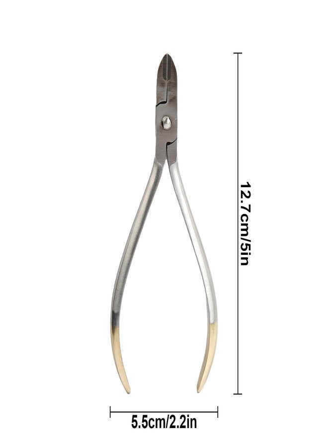 Kouyot Dental Thin Wire Cutting Plier Orthodontic Pliers Stainless Steel Dentists Instrument Tool Small 5" - Image 3