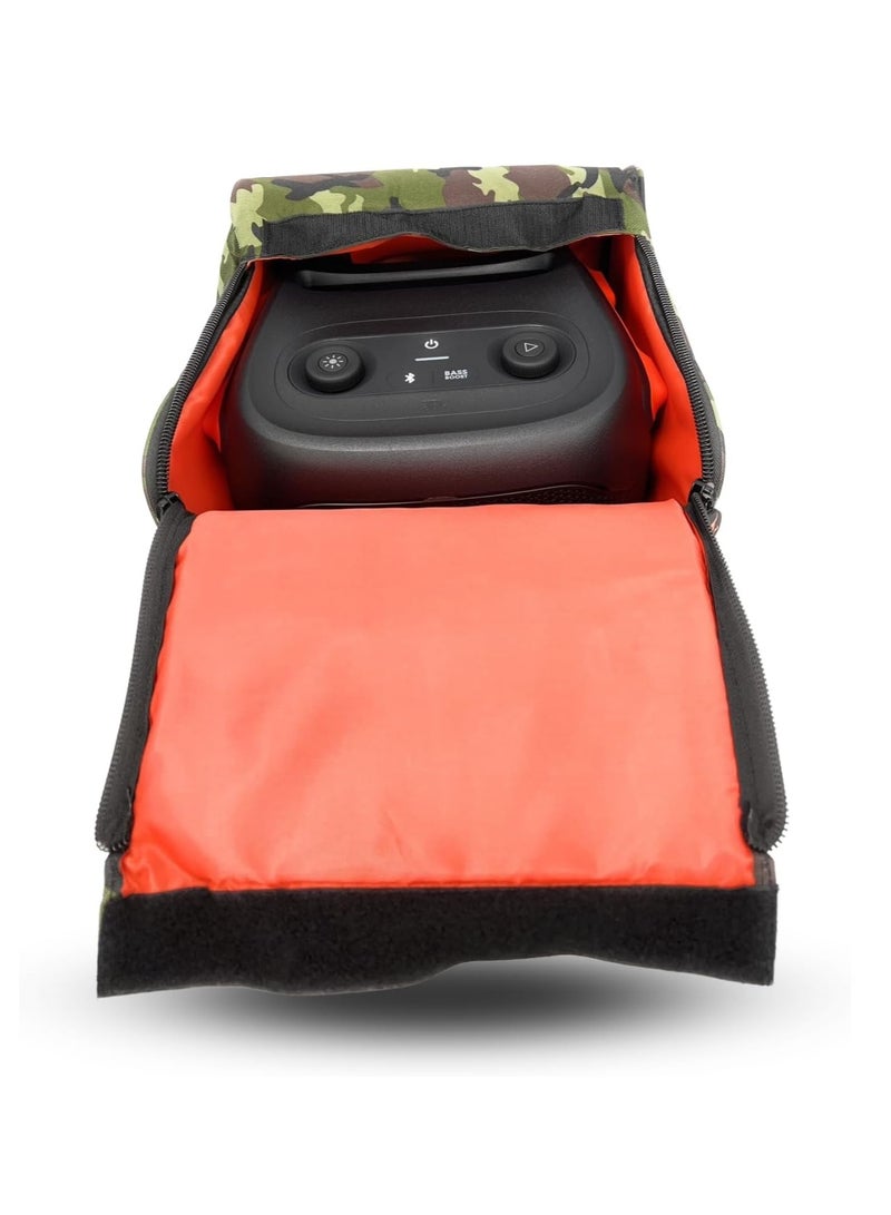 Angry Bull Speaker Bag Safety Storage Case with Handy Strap Travel Bag Compatible for (JBL PARTYBOX 110 BAG ARMY-A) - Image 3