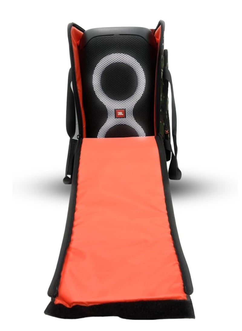 Angry Bull Speaker Bag Safety Storage Case with Handy Strap Travel Bag Compatible for (JBL PARTYBOX 110 BAG ARMY-A) - Image 4