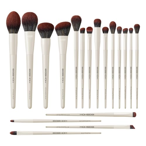 EIGSHOW Makeup Brushes 18Pcs Professional Make Up Brush Set with Lables For Foundation Blush Contour Eyeshadow Eyeliner CrueltyFree Vegan MUA PRO - Image 1