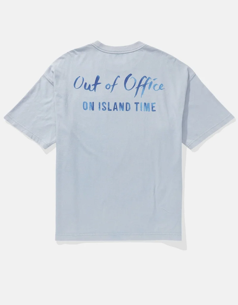 American Eagle  AE Boxy Destination Graphic T-Shirt for Men | Best Price UAE