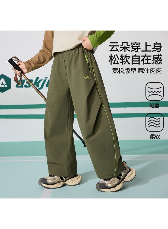 ASK JUNIOR Children's Pants Autumn Woven Outdoor Running Sports Pants Big Kids Boys - Image 4