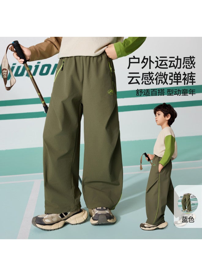 ASK JUNIOR Children's Pants Autumn Woven Outdoor Running Sports Pants Big Kids Boys - Image 2