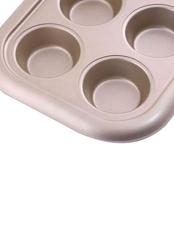 Royalford 6-Cup Muffin Pan Rose Gold - Image 4