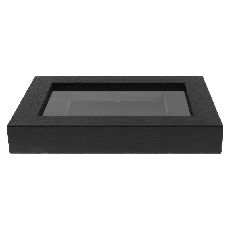 Trading Card Display Case: Wall Mount Screen Wood Frame for Single Cards - Baseball & Sports Memorabilia Showcase for Collector - Storage - Image 4