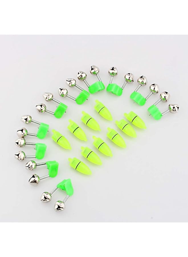 PROMASS COOLive 10Pcs Outdoor Night Fishing Accessory Rod Tip LED Light Fish Bite Alarm Bells