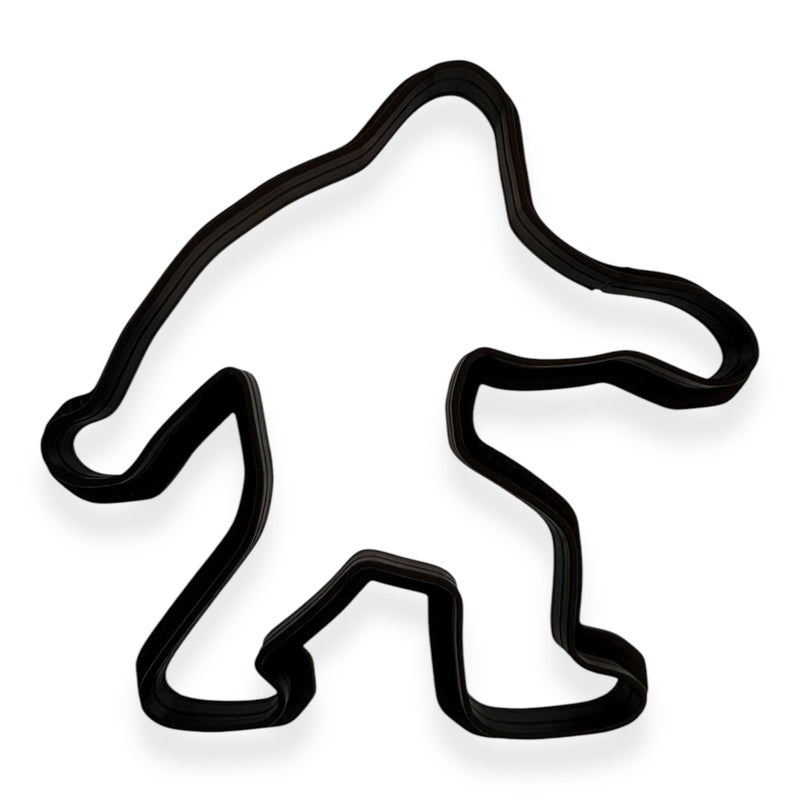 Bundle of Fun Sasquatch Big Foot Cookie Cutter with Easy to Push Design  for Baby Showers  Work Events  and Birthday Celebrations (4 inch) - Image 1