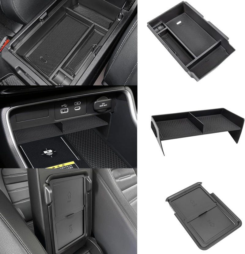 Neepiar 3PCS Center Console Organizer for Honda CR-V - Image 1
