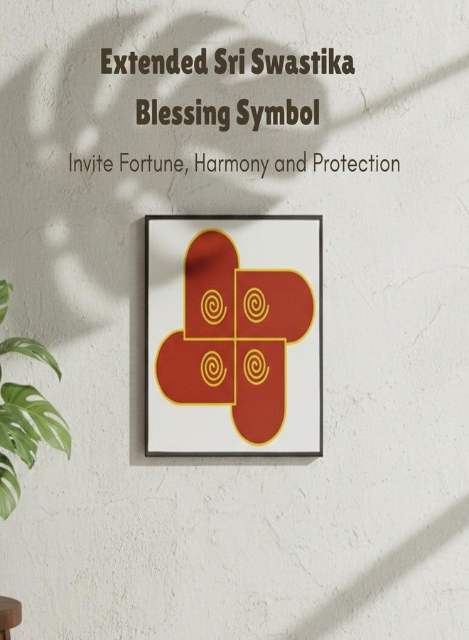 Plus Value Sri Swastika - Extended Version of Swastik for Vastu | Vasudha Symbol for Attracting Money, Wealth, Abundance and Reiki Chakra Healing - Image 2