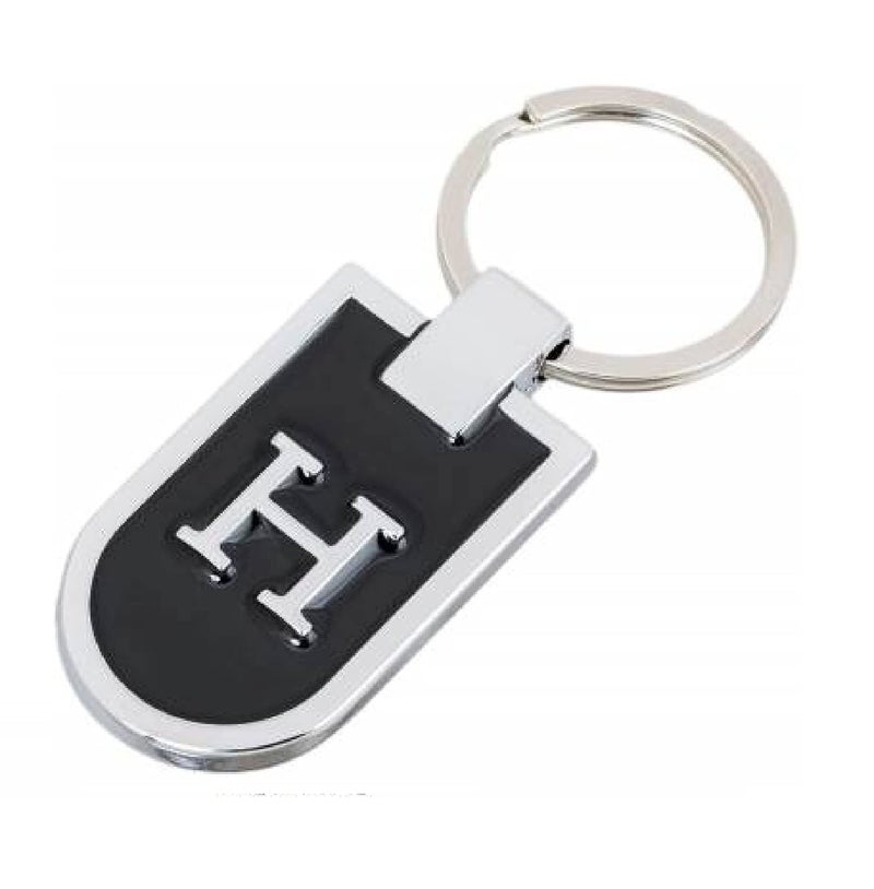 AUGEN Stainless Steel Alphabet Letter H Keychain Metal Initials For Car & Bike Gifting With Key Ring Anti-Rust (Pack Of 1) - Image 5