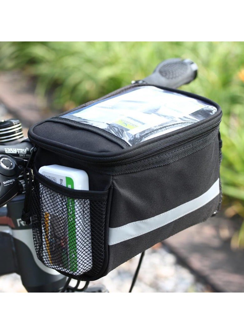 Generic Bicycle Basket with Reflective Strip  - Image 4